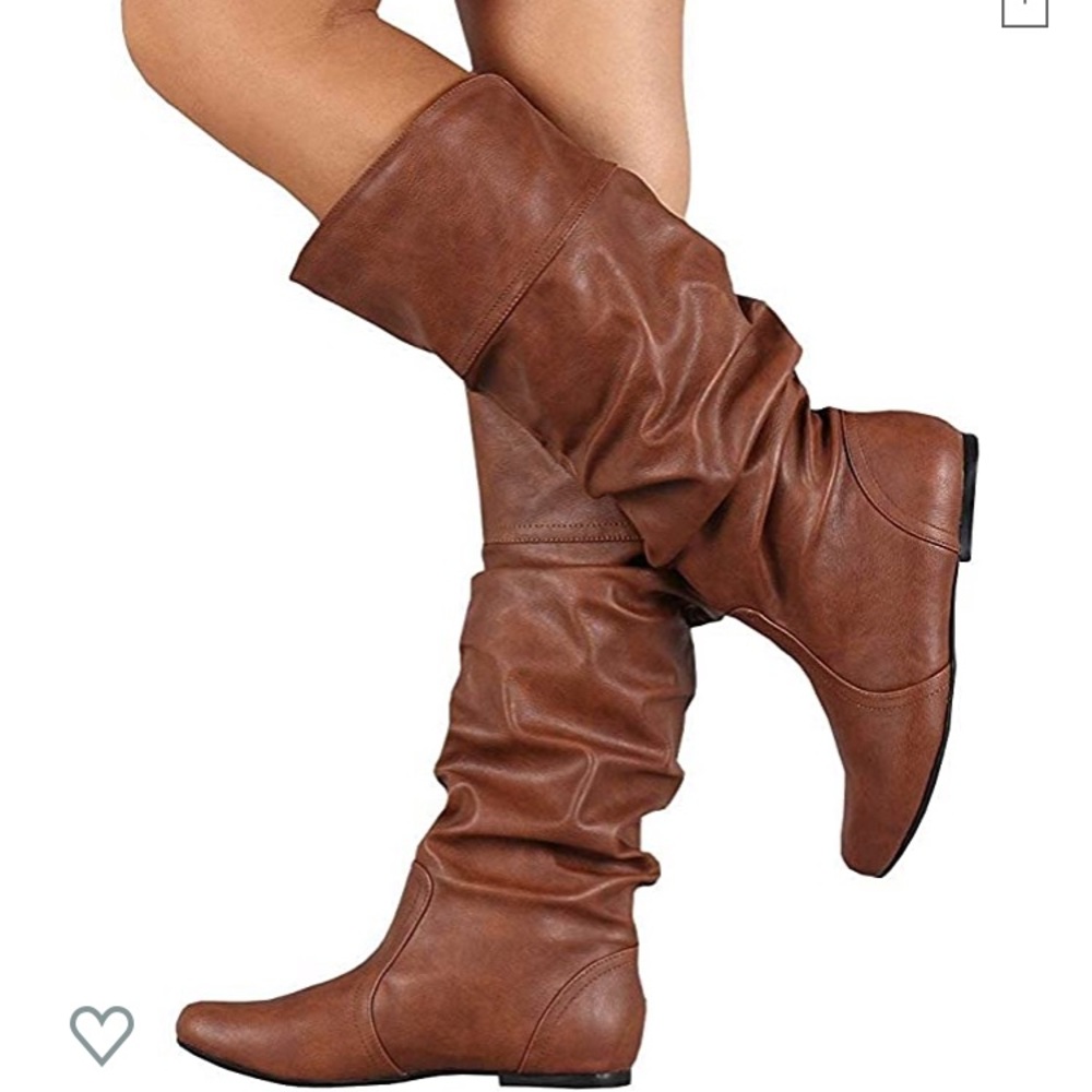 ALDO Women’s Mid Calf Brown Flat Boots 7